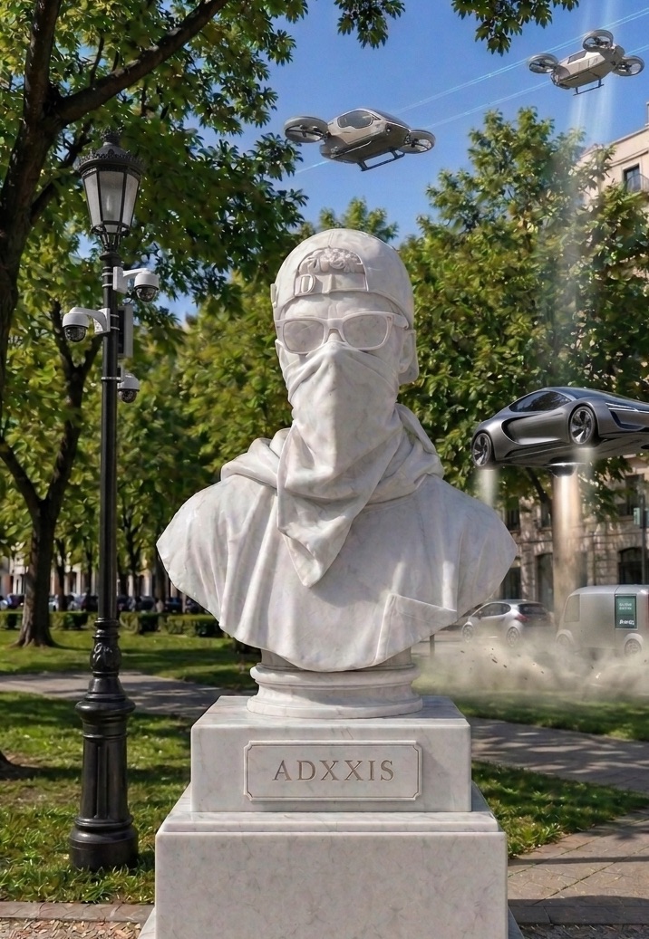 Busto dell’autore del XXI secolo